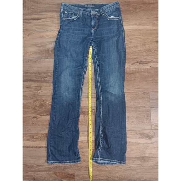Silver Jeans Natsuki Blue Jeans Bootcut Denim Pants Women's Size 29Wx31L - Picture 1 of 8
